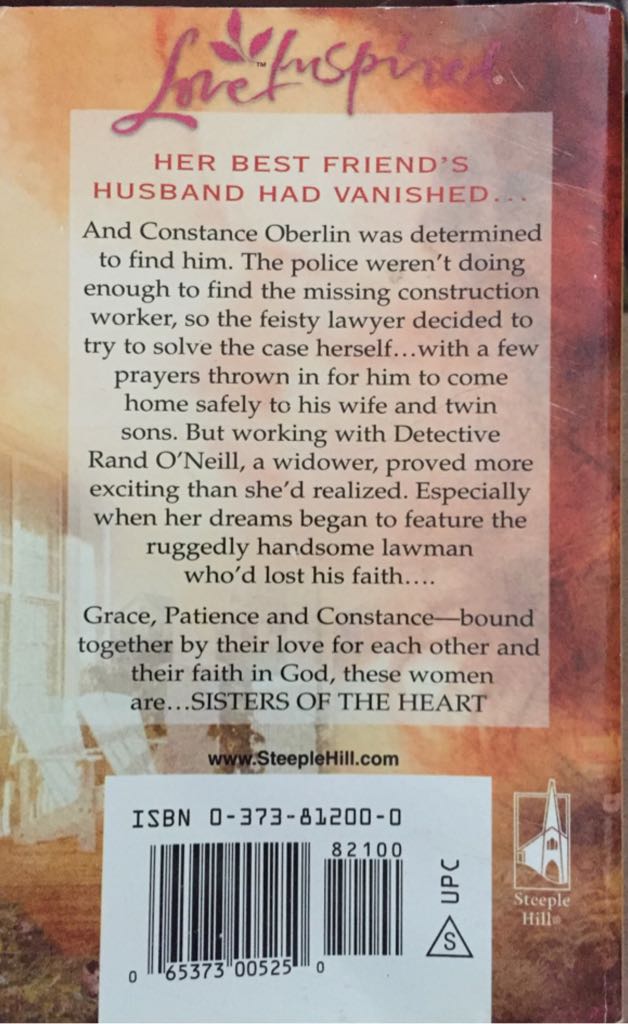 Loving Constance  (Steeple Hill Books) book collectible [Barcode 9780373812004] - Main Image 2