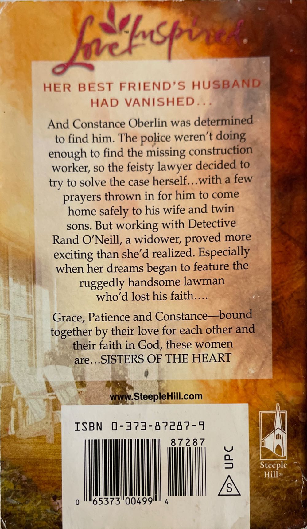 Loving Constance - Lyn Cote (Steeple Hill Books - Paperback) book collectible [Barcode 9780373872879] - Main Image 2