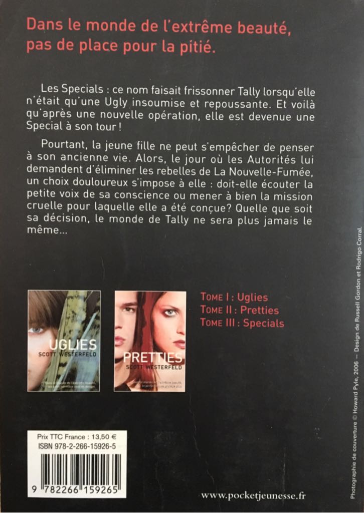 Specials - Scott Westerfeld (Pocket Jeunesse - Hardcover) book collectible [Barcode 9782266159265] - Main Image 2