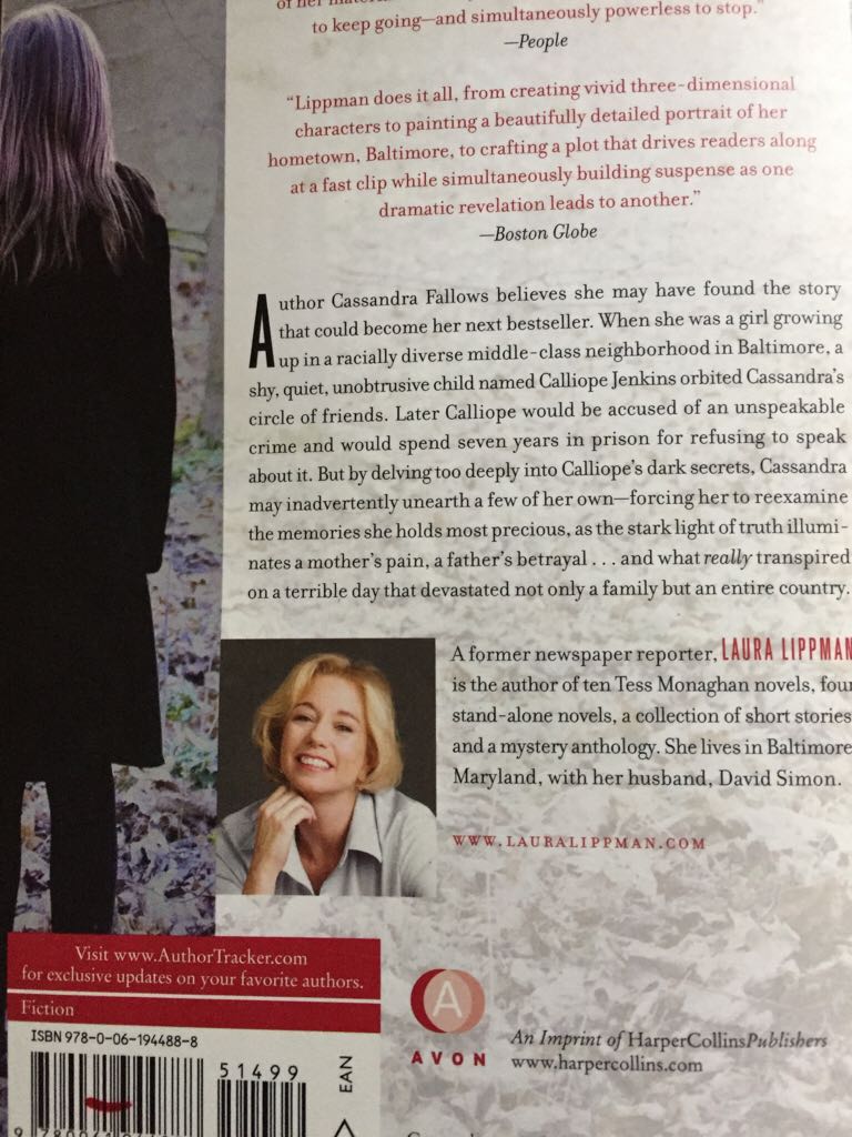 Life Sentences - Laura Lippman (Avon - Paperback) book collectible [Barcode 9780061944888] - Main Image 2