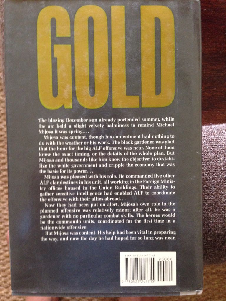 Gold - John Wilson (Dutton Adult) book collectible [Barcode 9780525247715] - Main Image 2