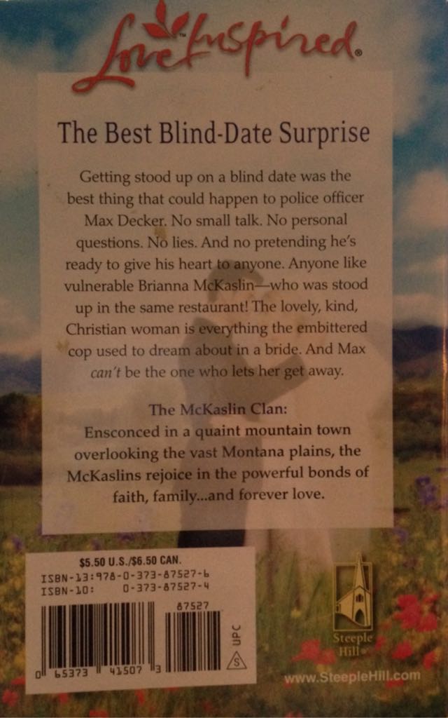 Blind-Date Bride - Jillian Hart (Steeple Hill - Paperback) book collectible [Barcode 065373415073] - Main Image 2