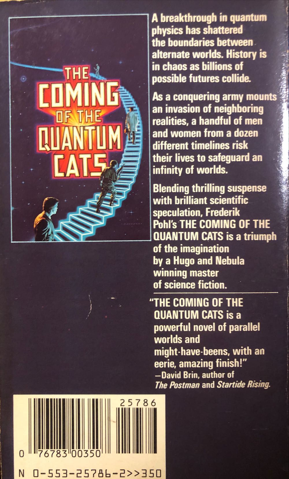 The Coming of the Quantum Cats - Frederik Pohl (Spectra - Paperback) book collectible [Barcode 9780553257861] - Main Image 3