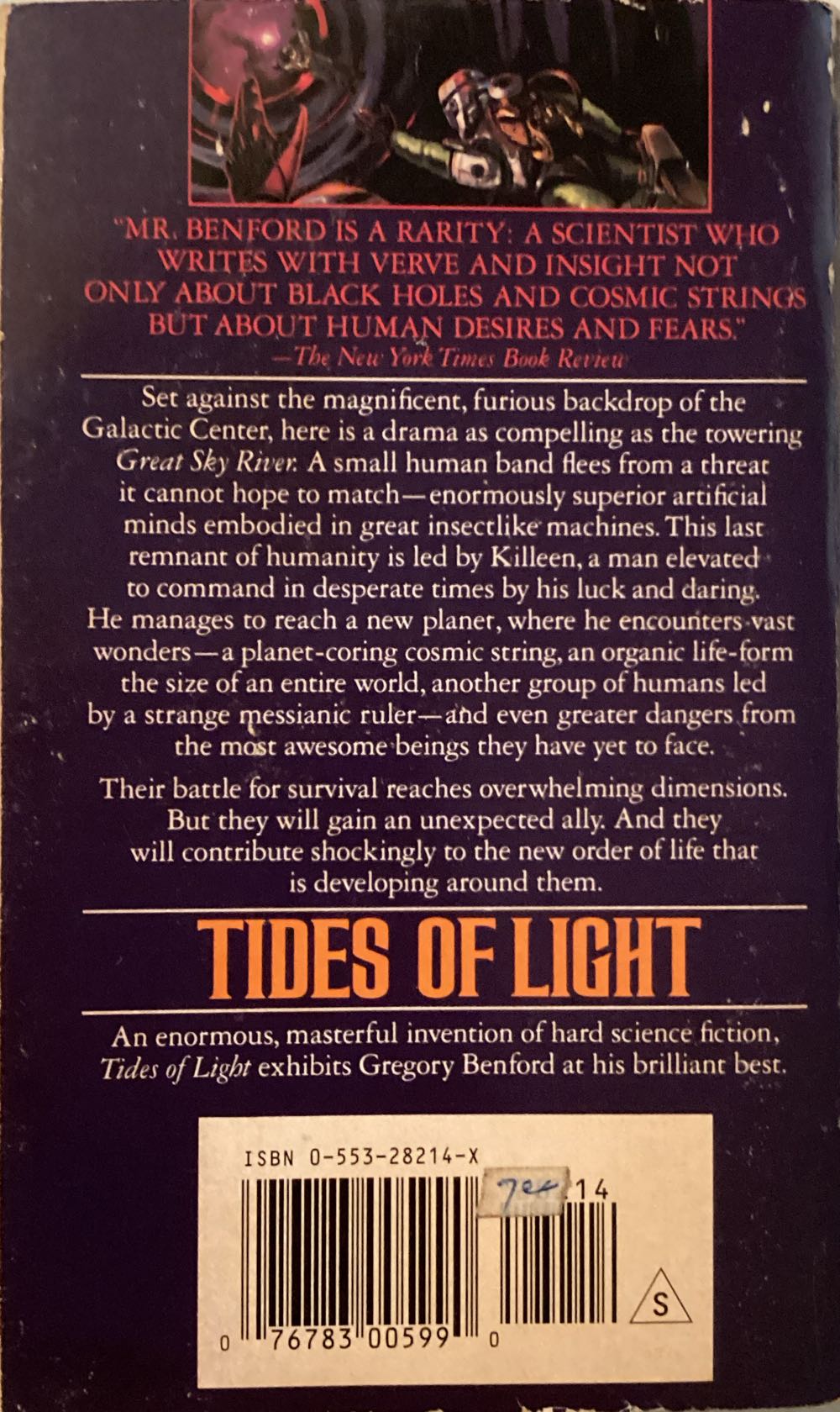 Galactic Center (4): Tides Of Light - Gregory Benford (”Hachette Digital, Inc.” - Paperback) book collectible [Barcode 9780553282146] - Main Image 2