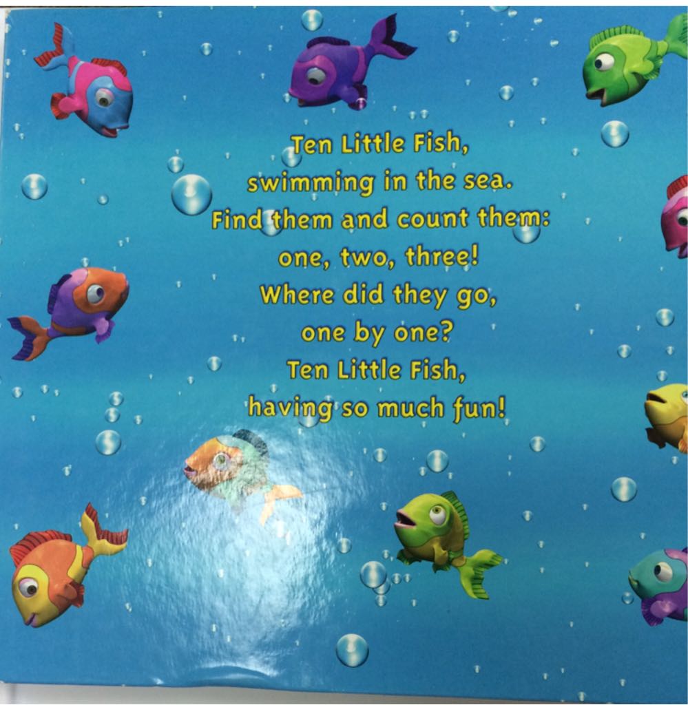 Ten Little Fish - Audrey Wood (The Blue Sky Press - Hardcover) book collectible [Barcode 9780439635691] - Main Image 2