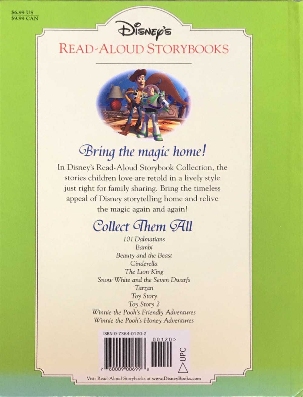 Disney Read-Aloud Toy Story - Justine Korman (Mouse Works - Hardcover) book collectible [Barcode 9780736401203] - Main Image 2