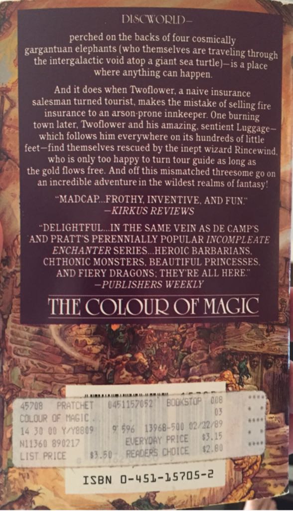 The Colour Of Magic - Terry Pratchett (Corgi Books - eBook) book collectible [Barcode 9780451157058] - Main Image 2