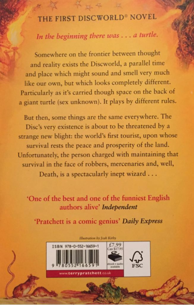 Colour Of Magic, The - Terry Pratchett (Corgi Books - Paperback) book collectible [Barcode 9780552166591] - Main Image 2