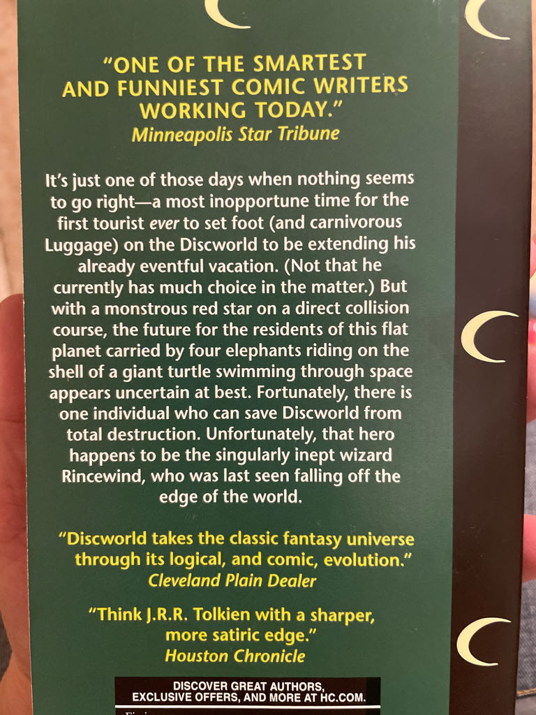 The Light Fantastic - Terry Pratchett (Harper - Paperback) book collectible [Barcode 9780062225689] - Main Image 2