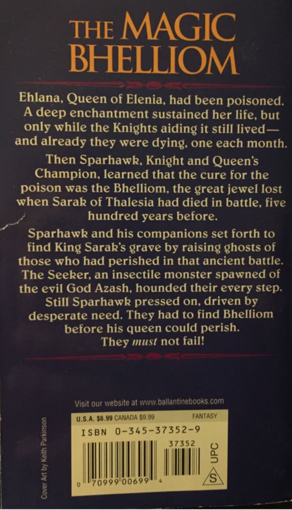 The Ruby Knight - David Eddings (Del Rey - Paperback) book collectible [Barcode 9780345373526] - Main Image 2