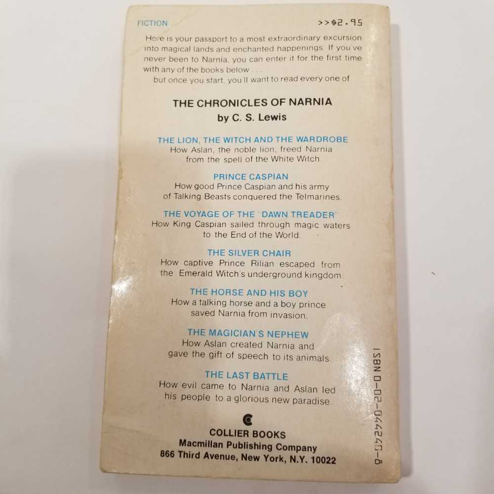 Narnia2: Prince Caspian - C S Lewis (Macmillan - Hardcover) book collectible [Barcode 9780027585506] - Main Image 2