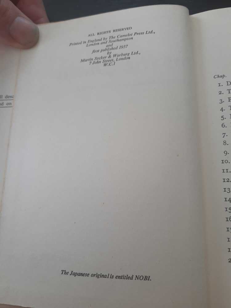 Fires on the Plain - Shohei Ooka (Secker & Warburg London) book collectible [Barcode 0804813795] - Main Image 4