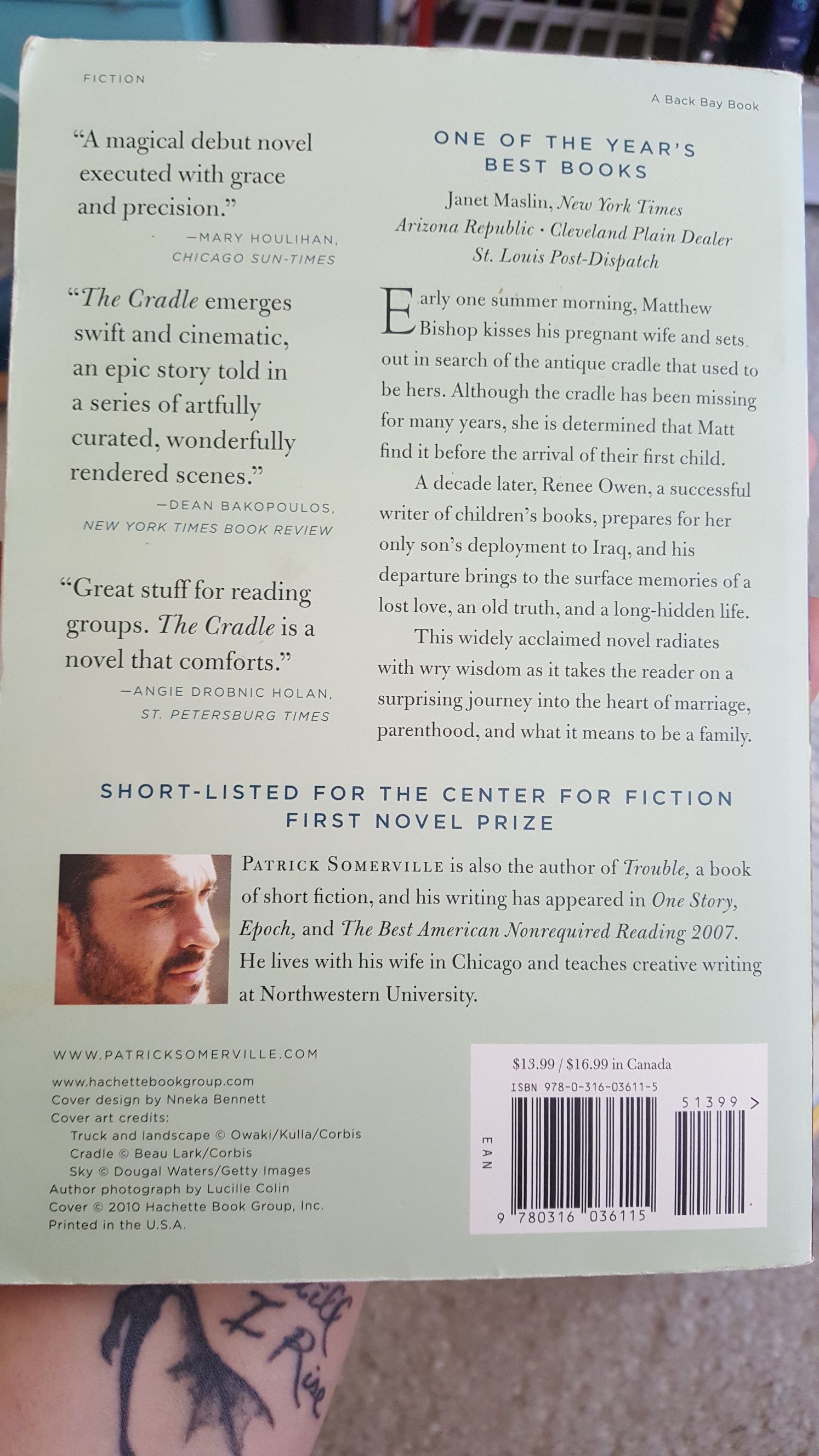 The Cradle - Somerville Patrick (- Trade Paperback) book collectible [Barcode 9780316036115] - Main Image 2