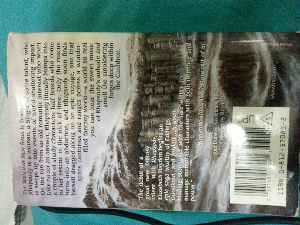 Rhapsody - Elizabeth Haydon book collectible [Barcode 2429740007991] - Main Image 2