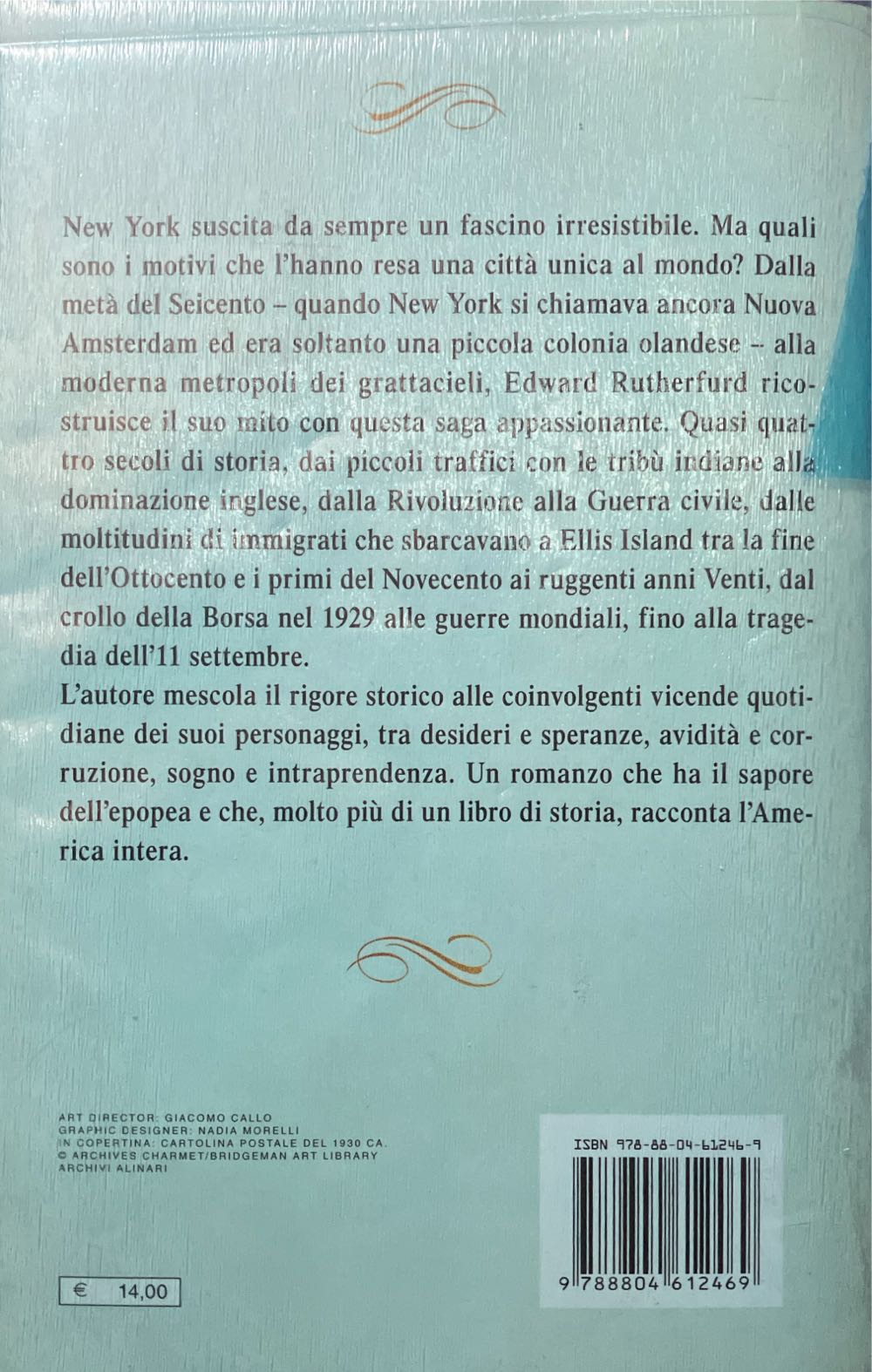 New York - Edward Rutherfurd (Mondadori - Paperback) book collectible [Barcode 9788804612469] - Main Image 2