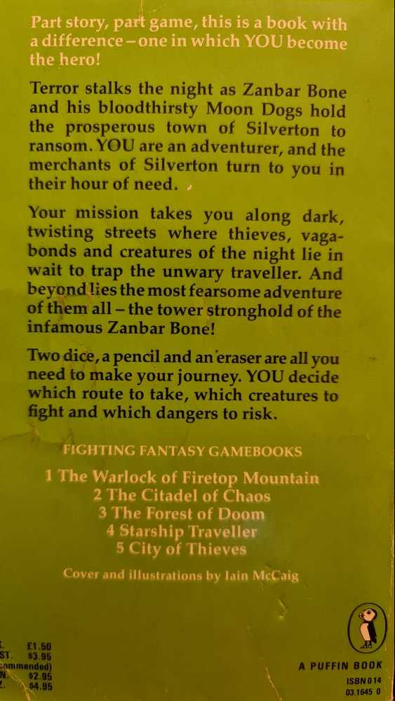 City of Thieves - Ian Livingstone (Puffin - Paperback) book collectible - Main Image 2
