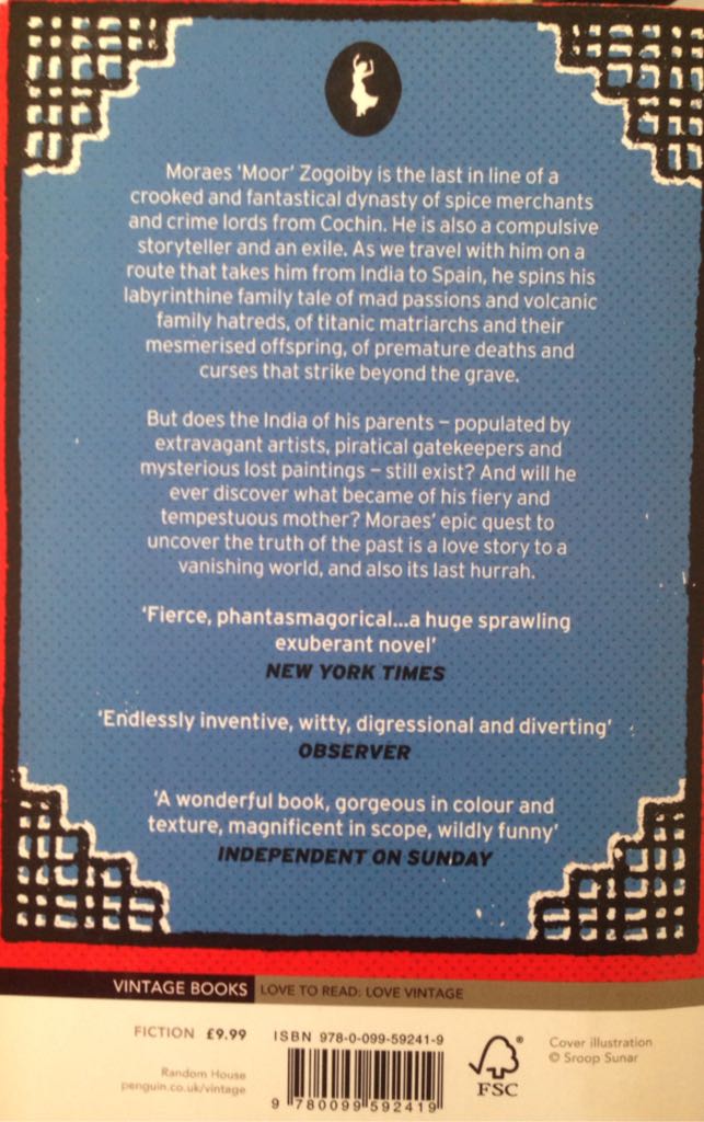 The Moor’s Last Sigh - Salman Rushdie (Vintage Books - Paperback) book collectible [Barcode 9780099592419] - Main Image 2