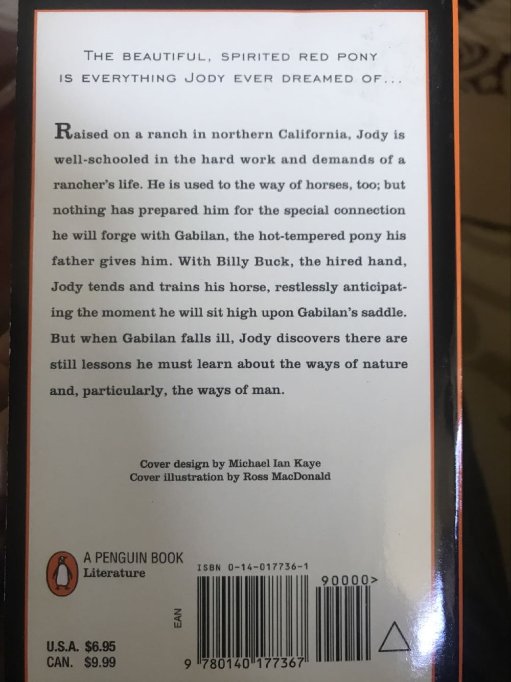 The Red Pony - John Steinbeck (Penguin - Paperback) book collectible [Barcode 9780140177367] - Main Image 2