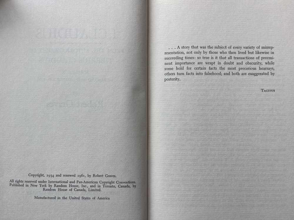 I Claudius - Graves, Robert book collectible - Main Image 2