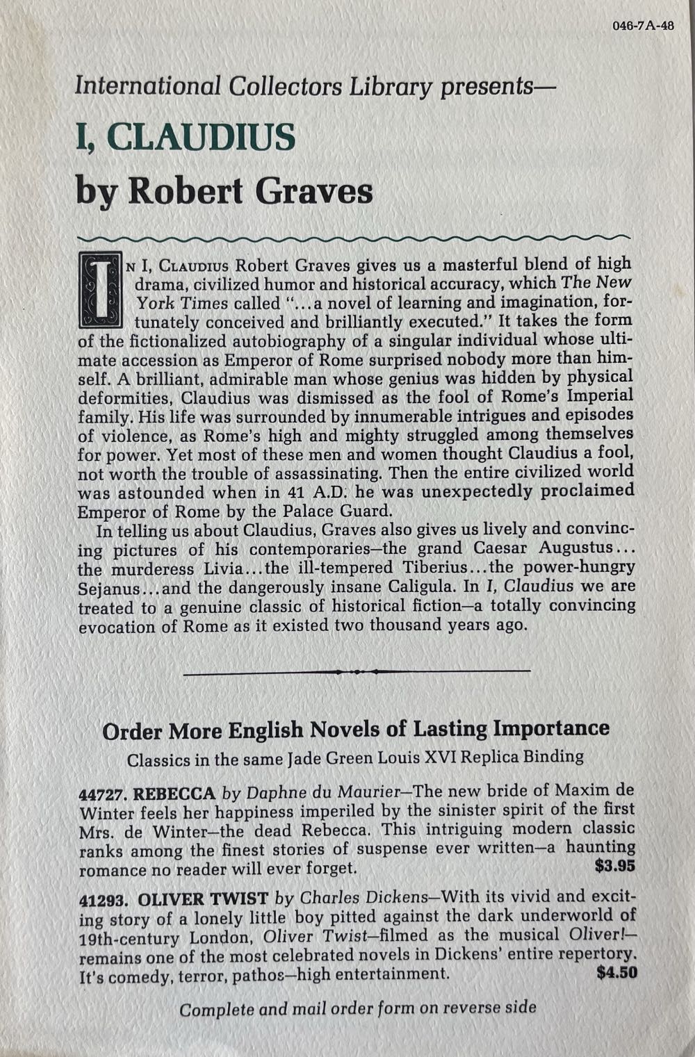 I Claudius - Graves, Robert book collectible - Main Image 3