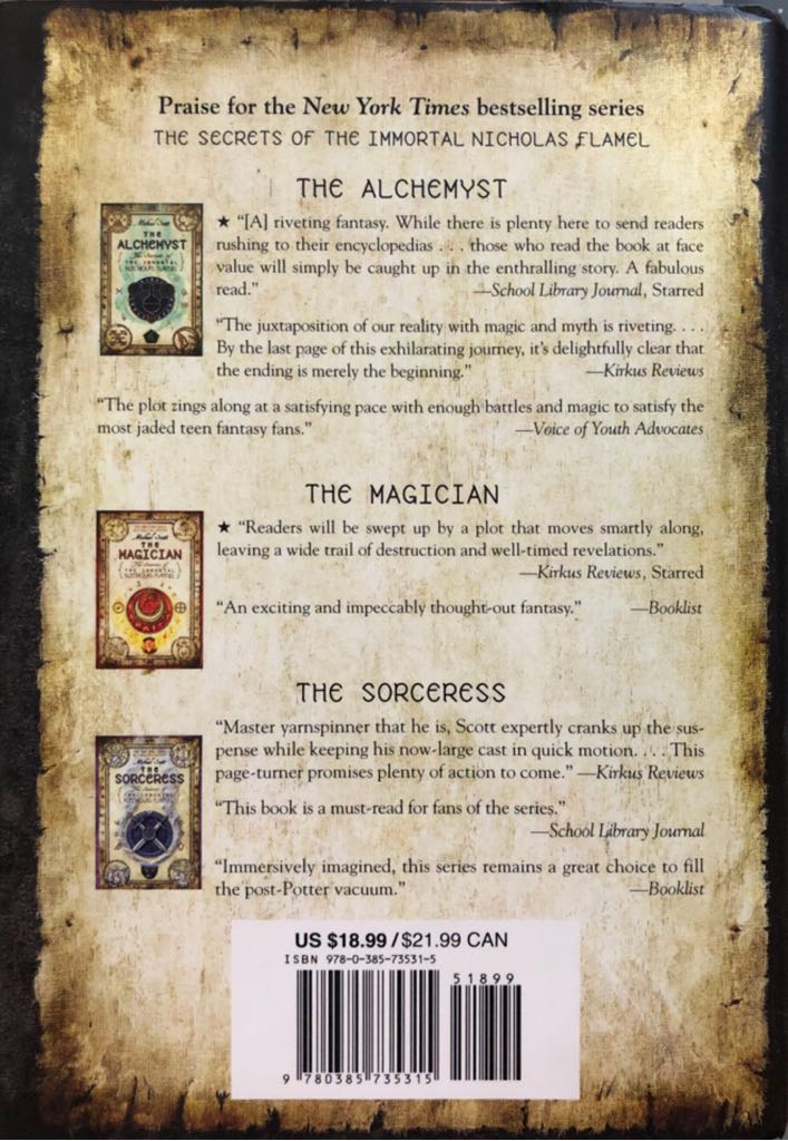 The Necromancer - Michael Scott (Delacorte Press - Hardcover) book collectible [Barcode 9780385735315] - Main Image 2