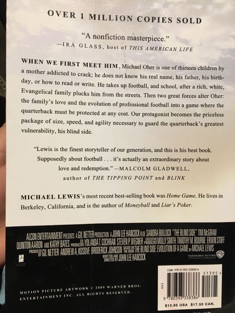 the blind side - Me (New York : W. W. Norton) book collectible - Main Image 2