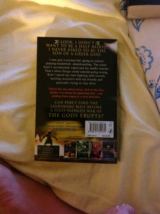 Percy Jackson and the Lightning Thief - Rick Riordan (Puffin Books - Paperback) book collectible [Barcode 9780141319131] - Main Image 2