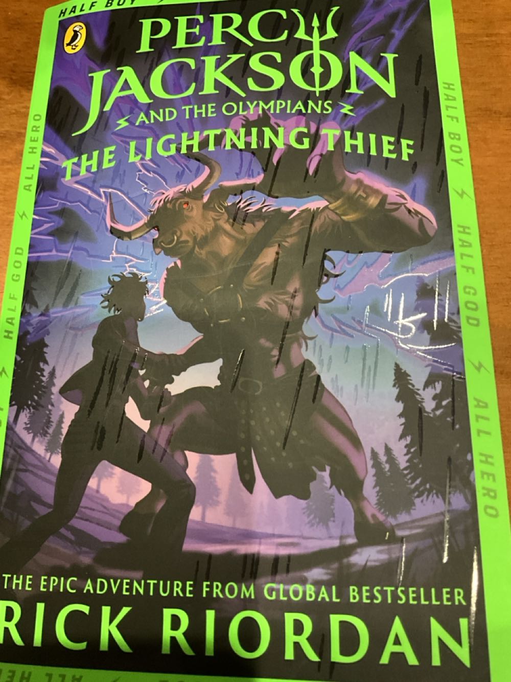 Percy Jackson And The Lightning Thief #1 - Rick Riordan (Puffin - Paperback) book collectible [Barcode 9780141346809] - Main Image 3