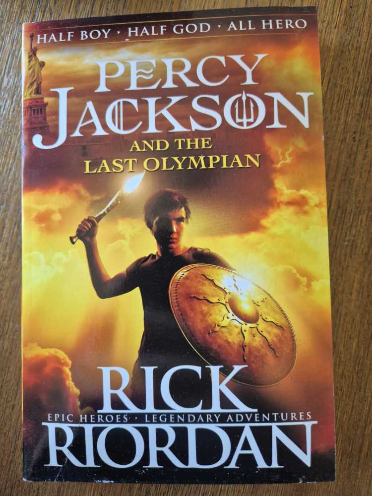 Percy Jackson and The Last Olympian #5 - Rick Riordan (Puffin - Paperback) book collectible [Barcode 9780141346885] - Main Image 3