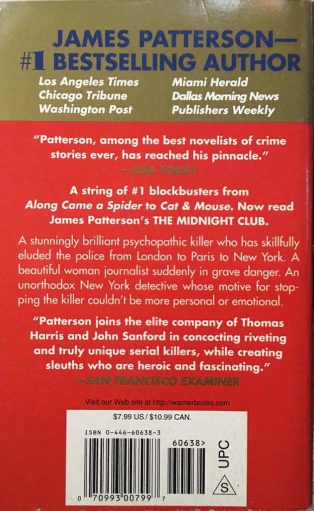 The Midnight Club - James Patterson (- Hardcover) book collectible [Barcode 9780446606387] - Main Image 2