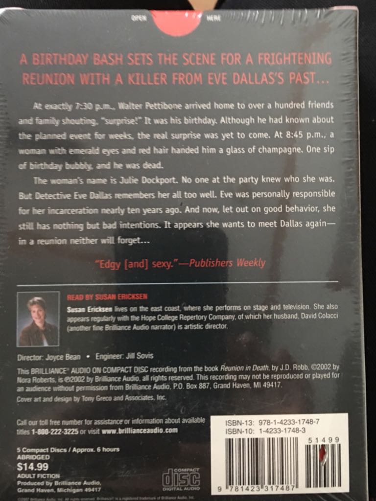 Reunion In Death - JD Robb (- eBook) book collectible [Barcode 9781423317487] - Main Image 2