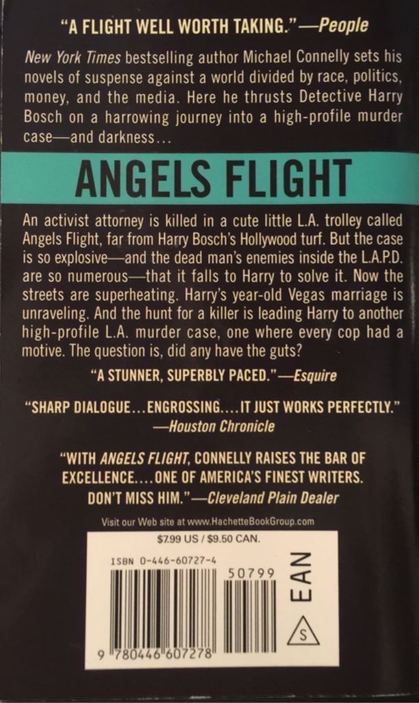 Angels Flight - Michael Connelly (Little Brown - Hardcover) book collectible [Barcode 9780316152198] - Main Image 2