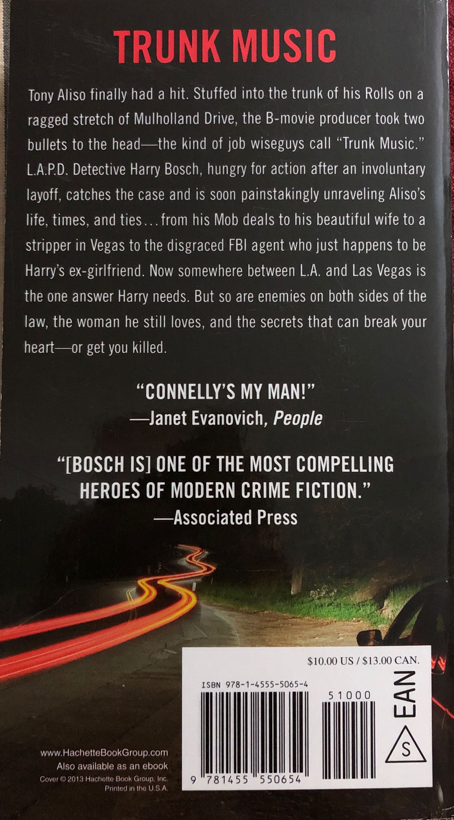 Trunk Music - Michael Connelly (Grand Central Publishing - Paperback) book collectible [Barcode 9781455550654] - Main Image 2