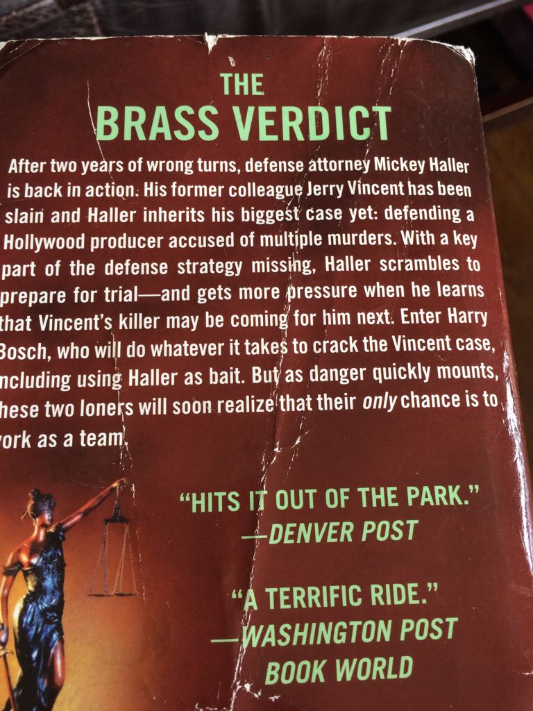 The Brass Verdict - Michael Connely (- Paperback) book collectible - Main Image 2