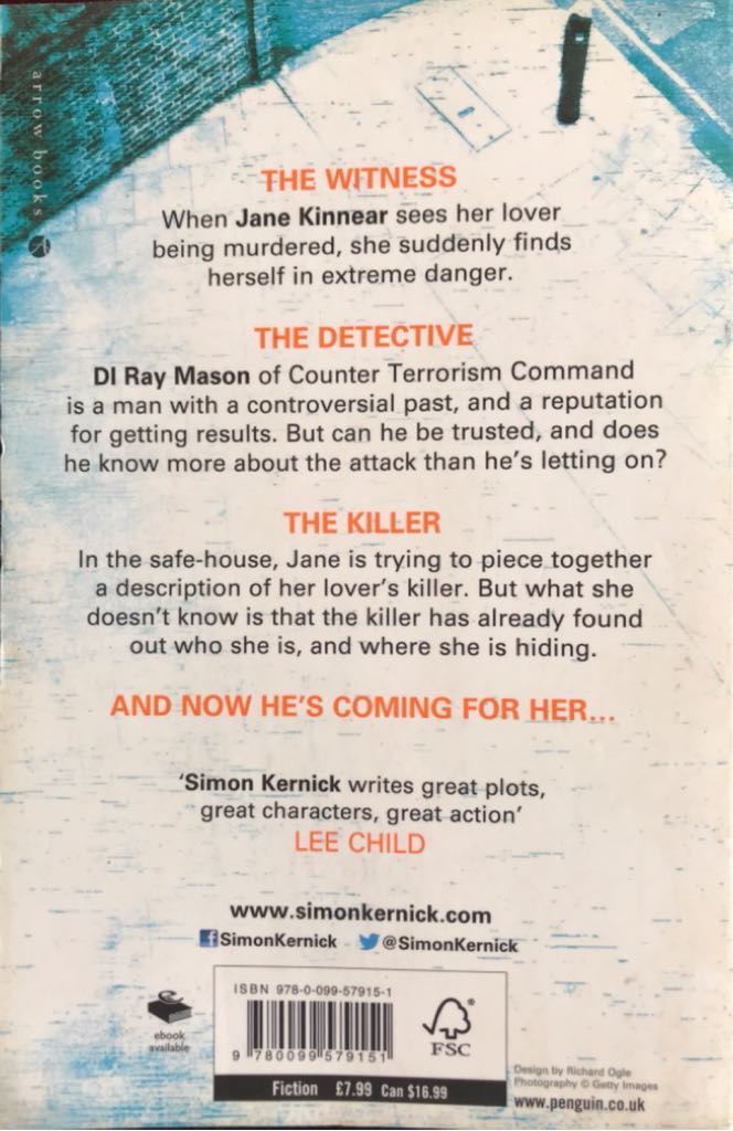 The Witness - Simon Kernick (A Penguin Book - Paperback) book collectible [Barcode 9780099579151] - Main Image 2