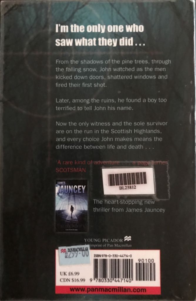The Witness - James Jauncey (Young Picador - Paperback) book collectible [Barcode 9780330447140] - Main Image 2