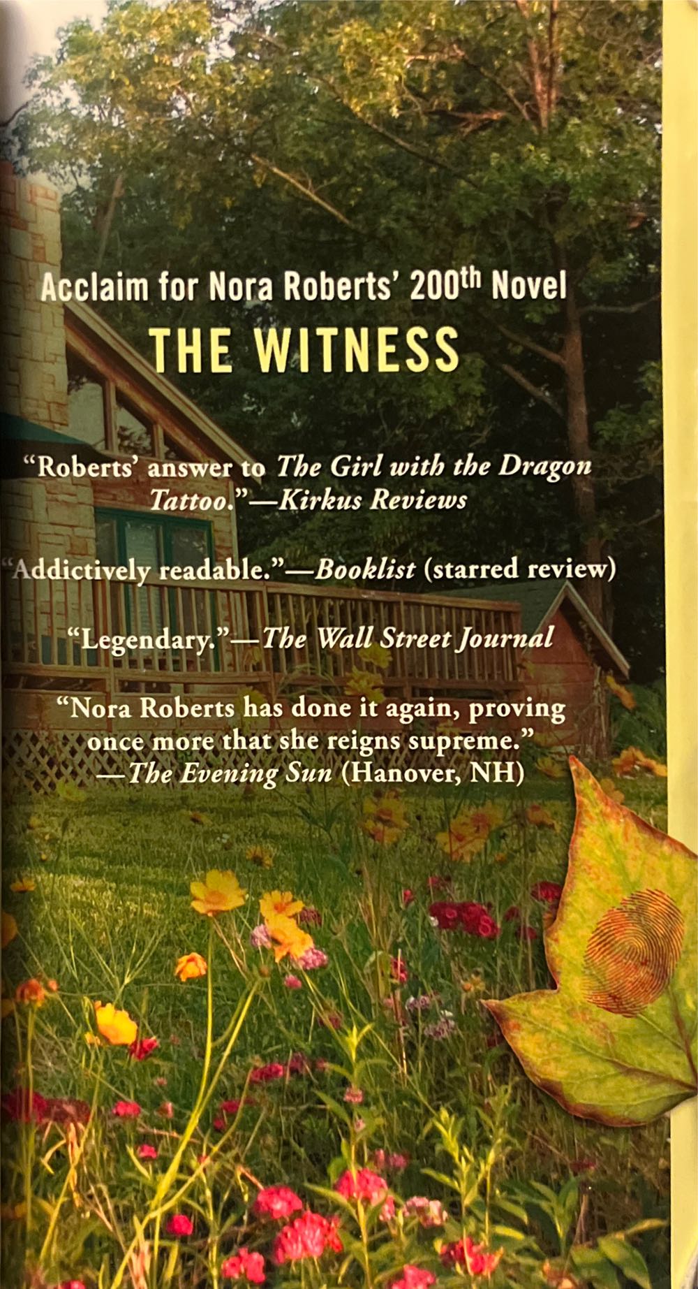 The Witness - Nora Roberts (Jove Publications - Paperback) book collectible [Barcode 9780515151336] - Main Image 4