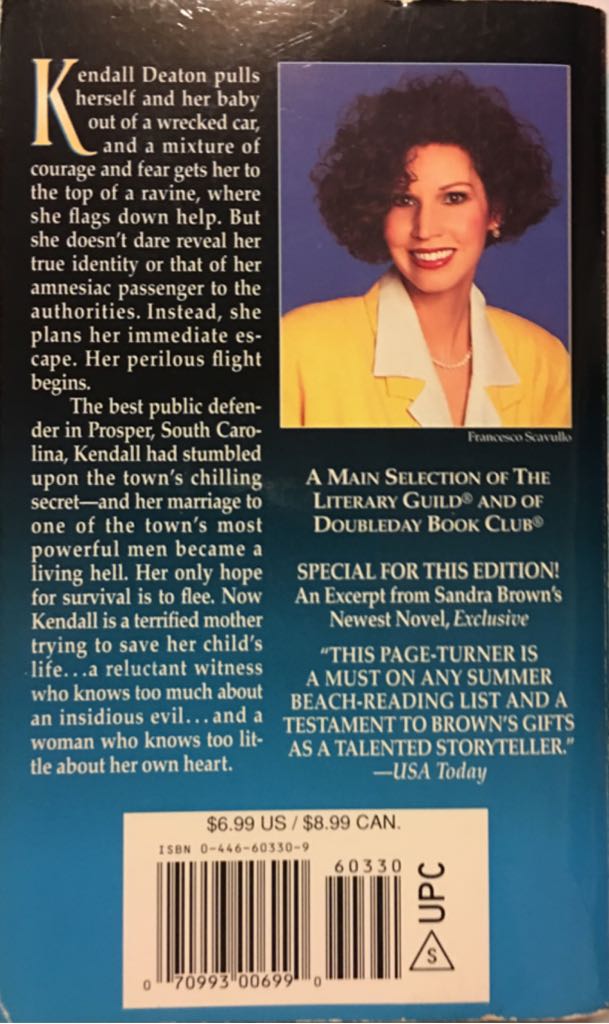 The Witness - Sandra Brown (- Paperback) book collectible [Barcode 9780751512205] - Main Image 2