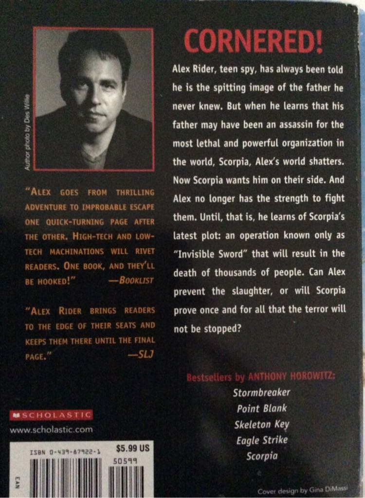 Scorpia - Anthony Horowitz (Paperback) book collectible [Barcode 9780439879224] - Main Image 2
