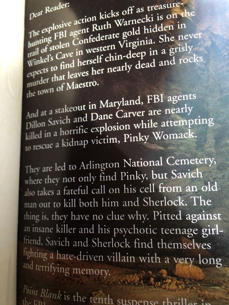 Point Blank - Catherine Coulter (Jove - Paperback) book collectible [Barcode 9780515141689] - Main Image 2