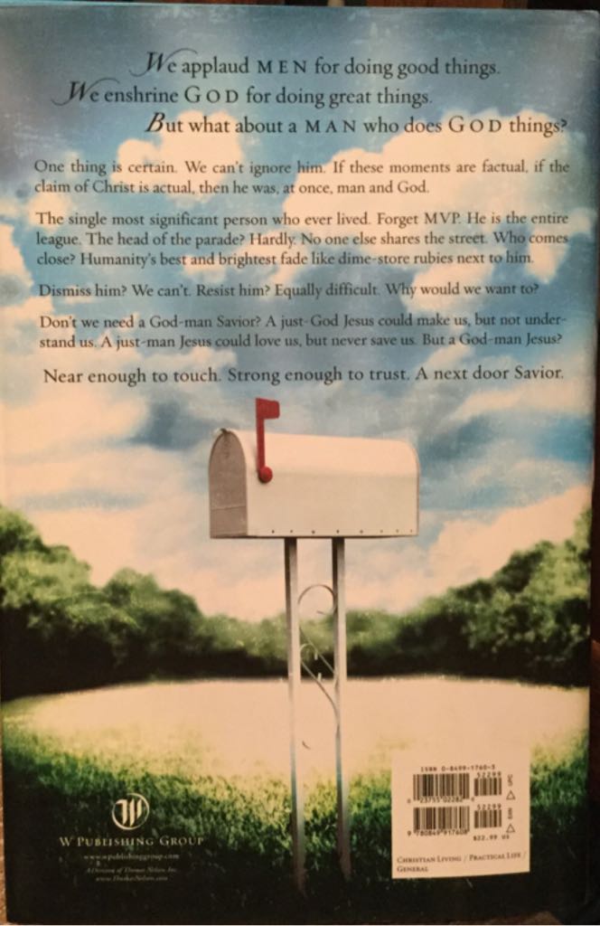 Next Door Savior - Max Lucado (Word Publishing - Hardcover) book collectible [Barcode 9780849917608] - Main Image 2