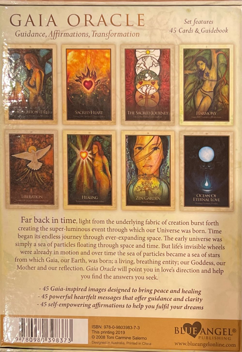 Gaia Oracle - Toni Carmine Salerno (BlueAngel Publishing - Paperback) book collectible [Barcode 9780980398373] - Main Image 2