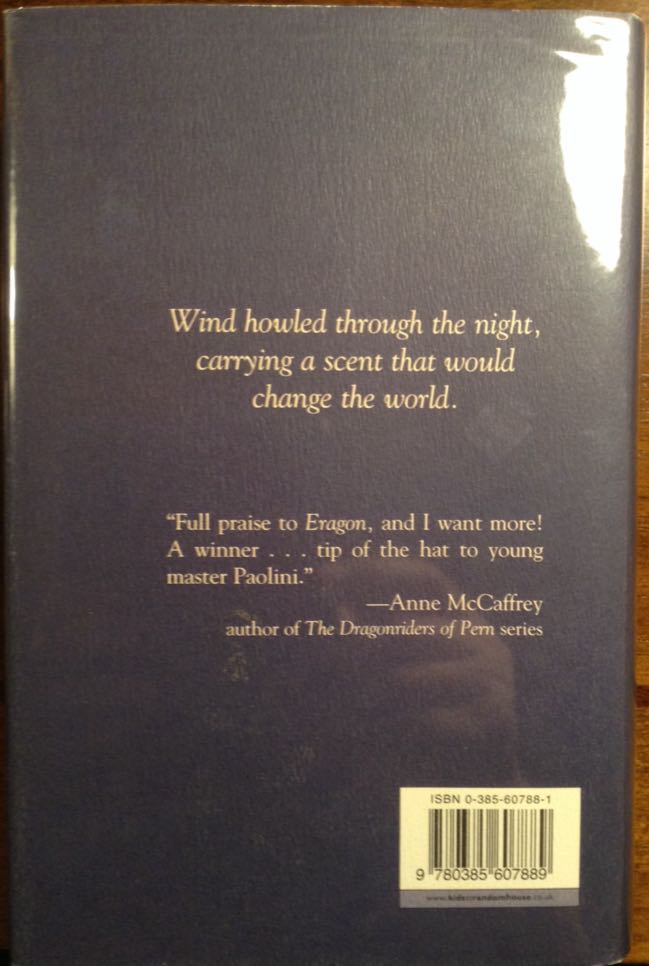 Eragon - Paolini, Christopher (Doubleday - Hardcover) book collectible - Main Image 2