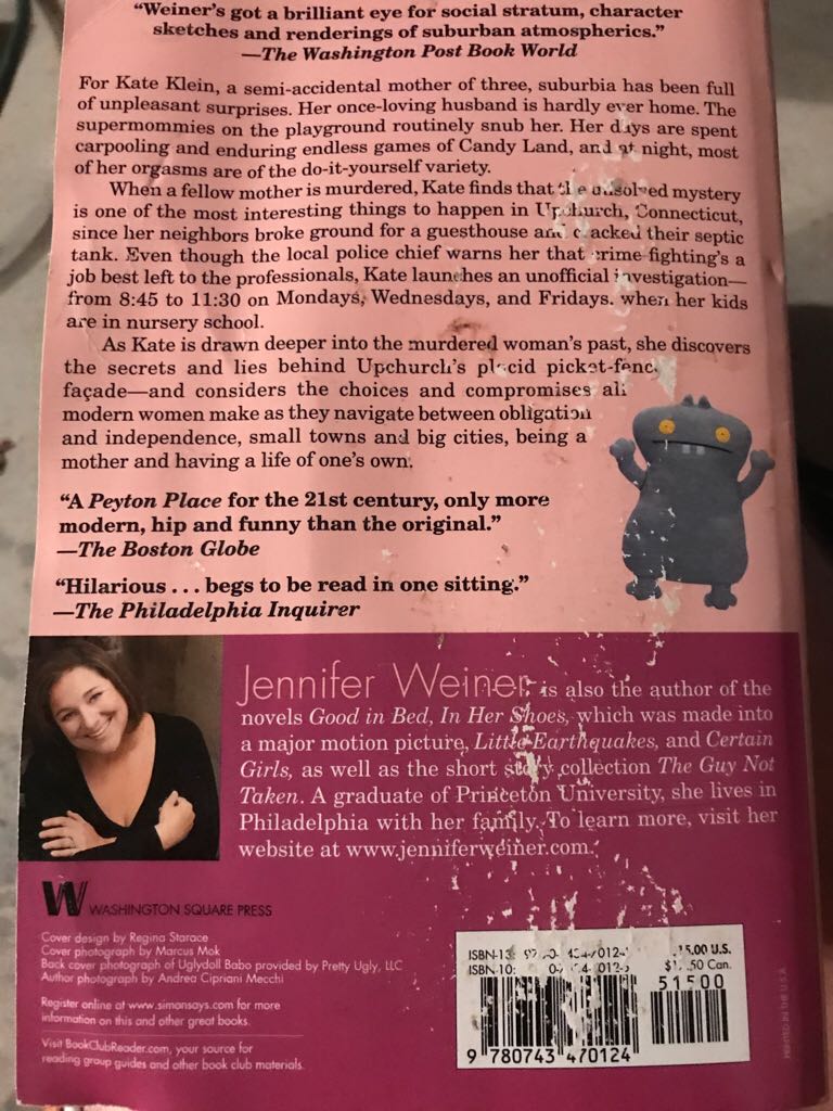 Goodnight Nobody - Jennifer Weiner (Atria Books - Hardcover) book collectible [Barcode 9780743470117] - Main Image 2