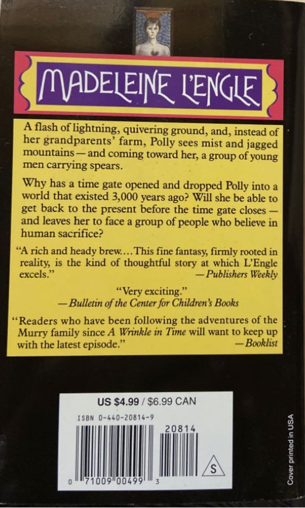 An Acceptable Time - Madeleine L’Engle (Dell Publishing - Paperback) book collectible [Barcode 9780440208143] - Main Image 2