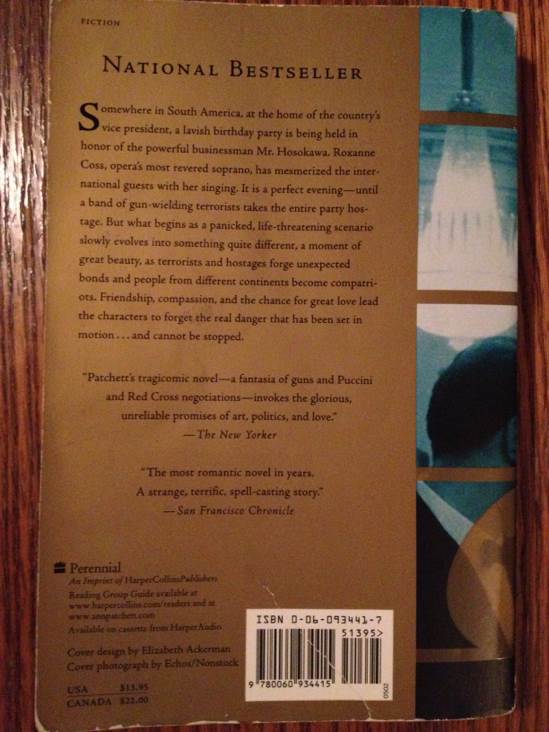 Bel Canto - Ann Patchett (Harper Perennial - Paperback) book collectible [Barcode 9780060934415] - Main Image 2