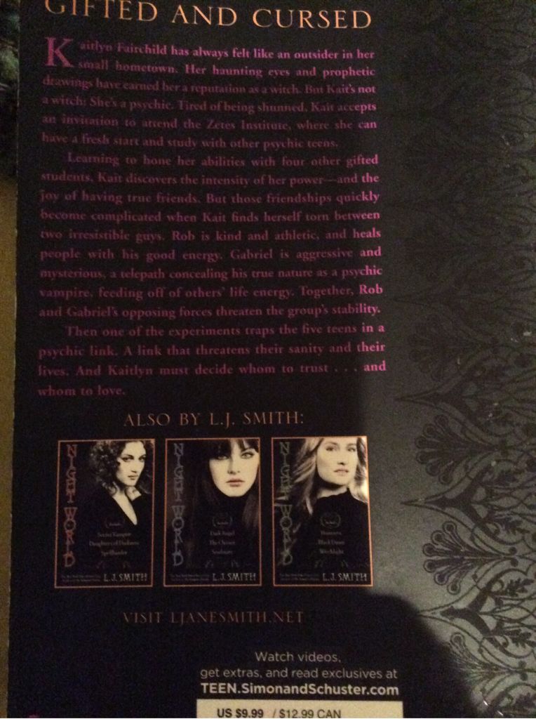 Dark Visions - L.J. Smith (Simon Pulse - Paperback) book collectible [Barcode 9781416989561] - Main Image 2