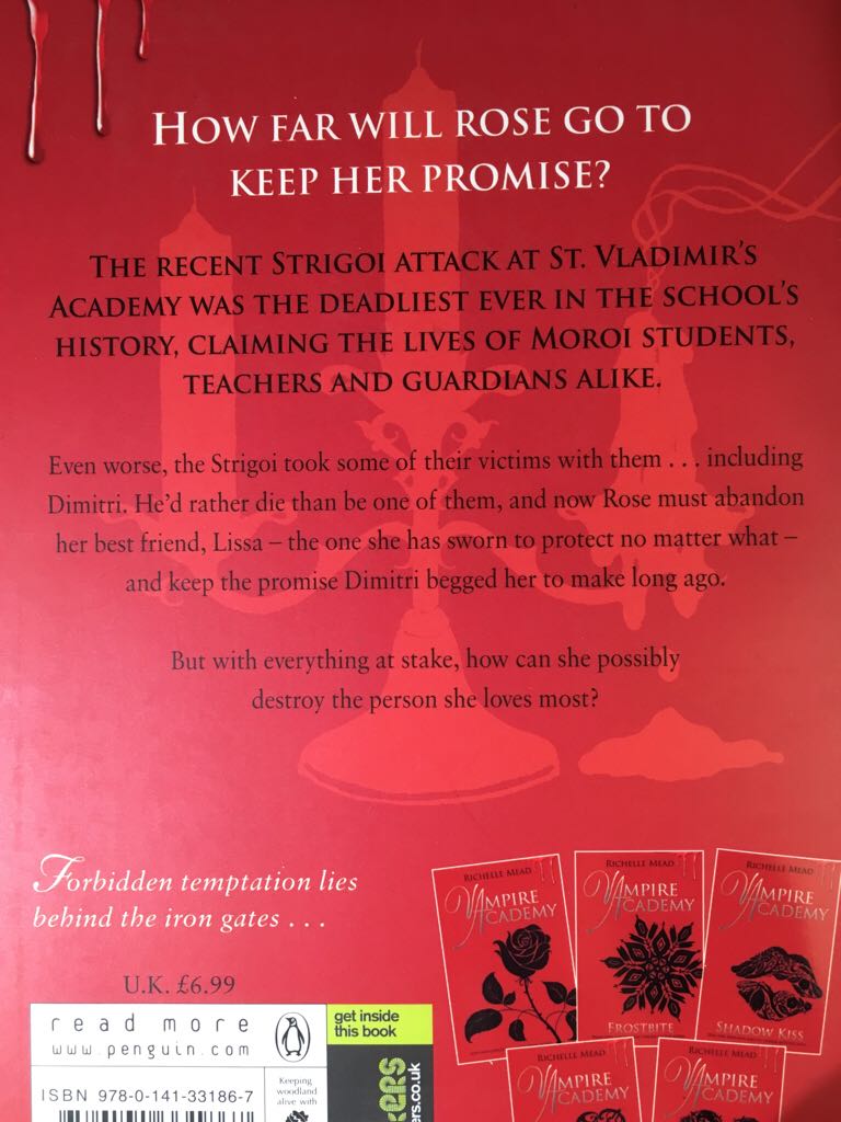 Vampire Academy #4: Blood Promise - Richelle Mead (Penguin - Paperback) book collectible [Barcode 9780141331867] - Main Image 2