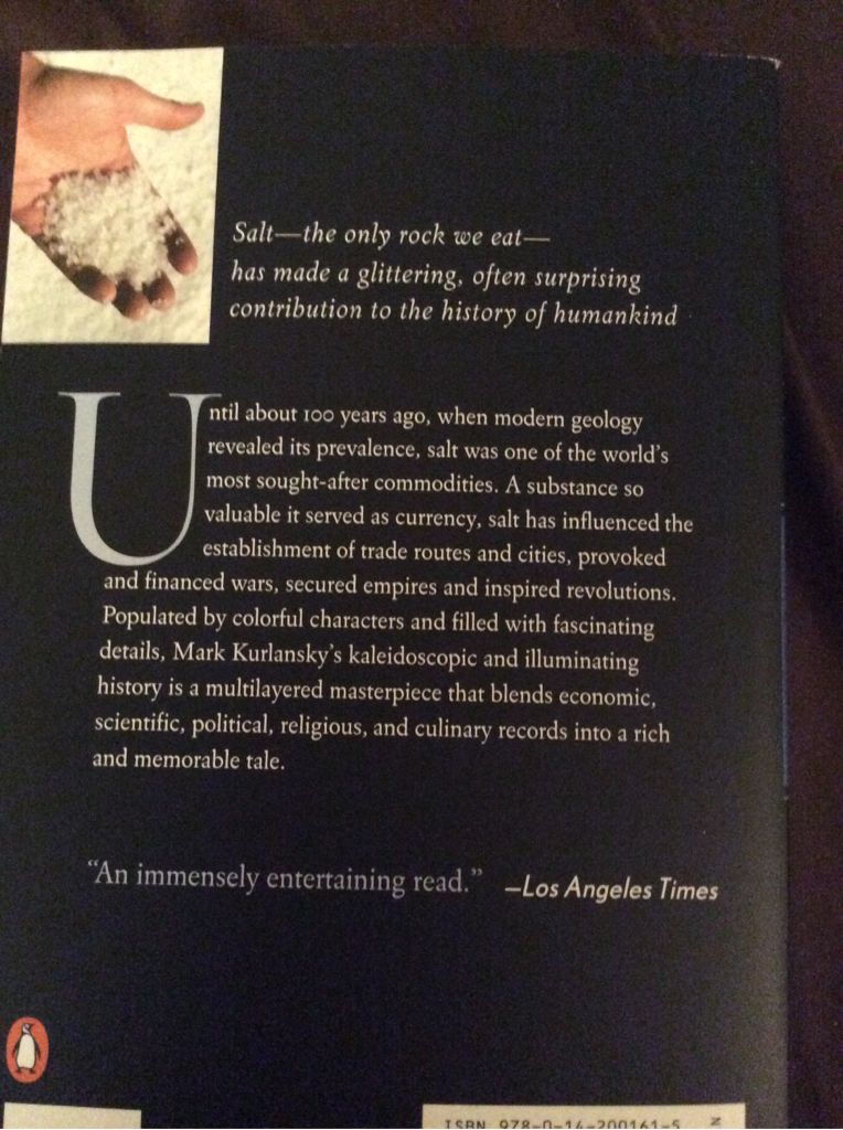 Salt: A World History - Mark Kurlansky (Penguin Group USA - Paperback) book collectible [Barcode 9780142001615] - Main Image 2