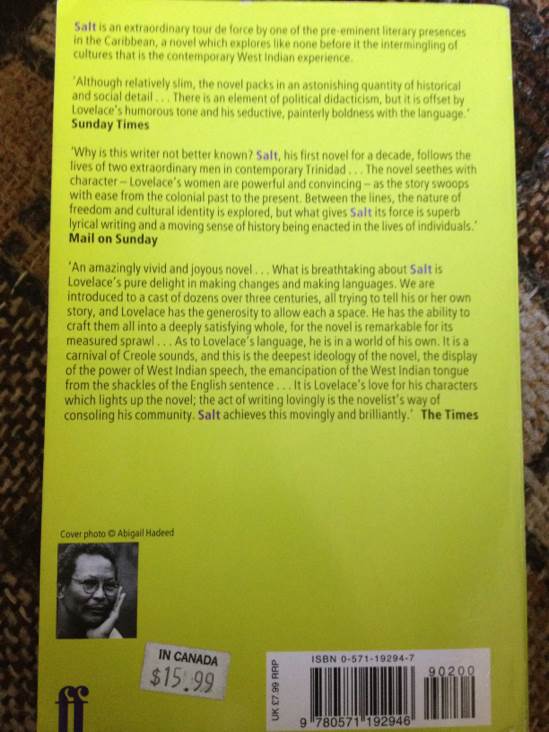 Salt  (Faber and Faber Limited - Paperback) book collectible [Barcode 9780571192946] - Main Image 2